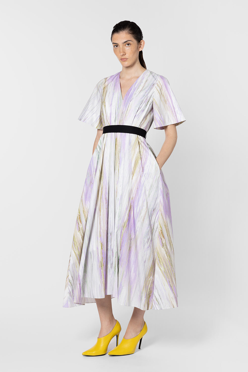 Designer Cotton Dress | Sana | Roksanda