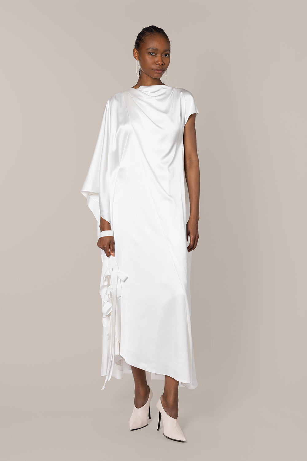 Designer Midi Dress in Silk | Hiba | Roksanda | Ready to Wear