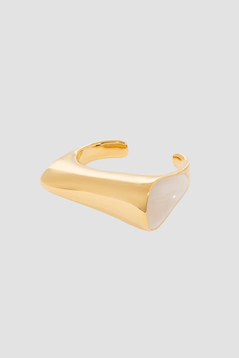 FOSSA BRACELET WITH CREAM ENAMEL