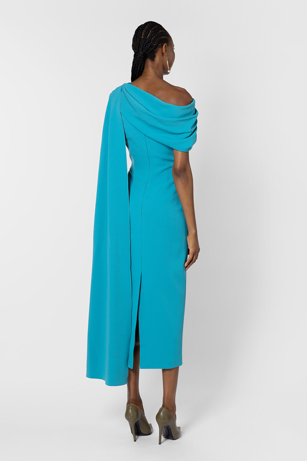 roksanda blue dress ROKSANDA | SILK SATIN RANI DRESS