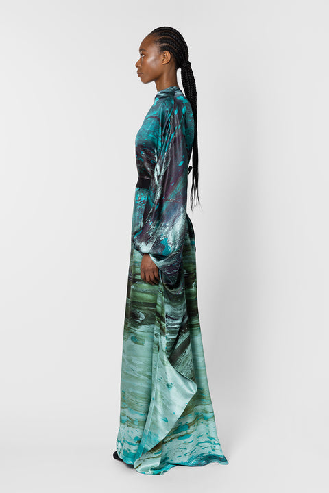 Designer Silk Dress | Tera | Roksanda