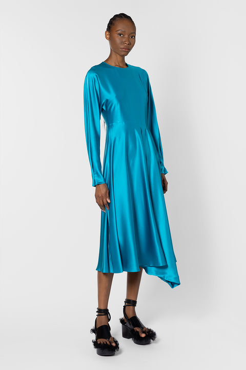 Designer Blue Dress | Maite | Roksanda
