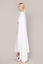 Designer Midi Dress in Ivory | Demetria | Bridal | Roksanda | ROKSANDA Designer Midi Dress in Ivory | Demetria | Bridal | Roksanda | ROKSANDA