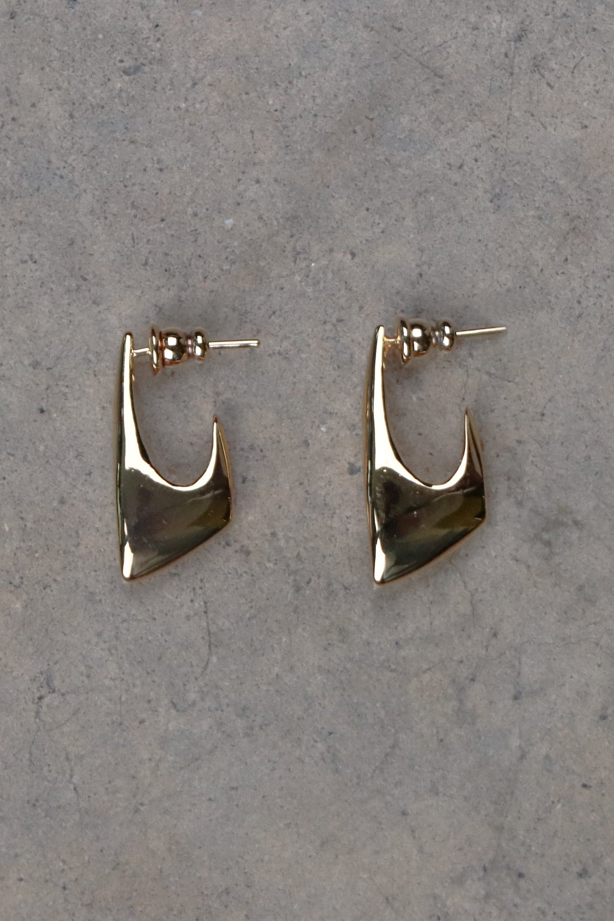 FOSSA MINI EARRING WITH BLUE ENAMEL