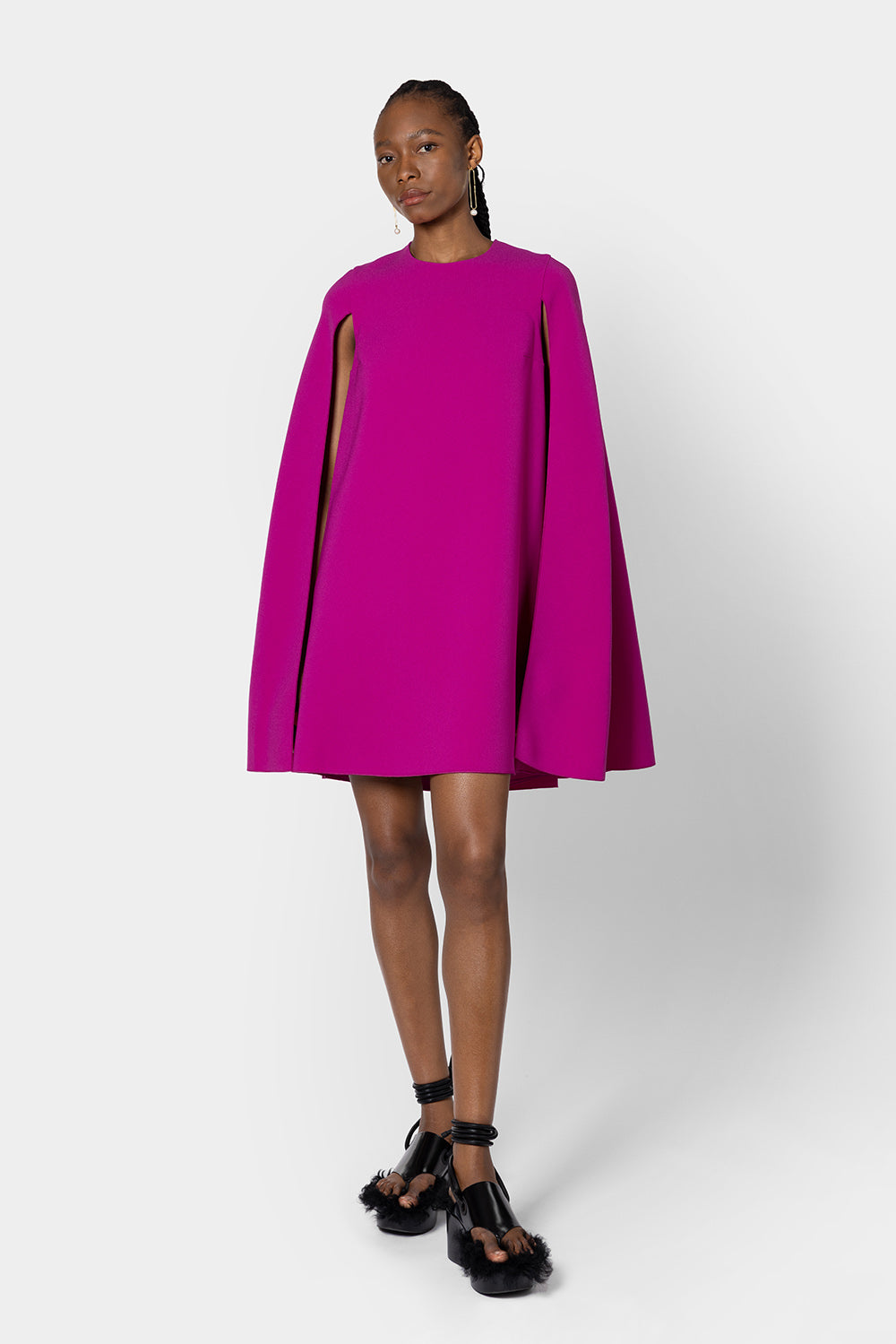 roksanda ilincic Designer Crepe Mini Dress in Pink | Clothing