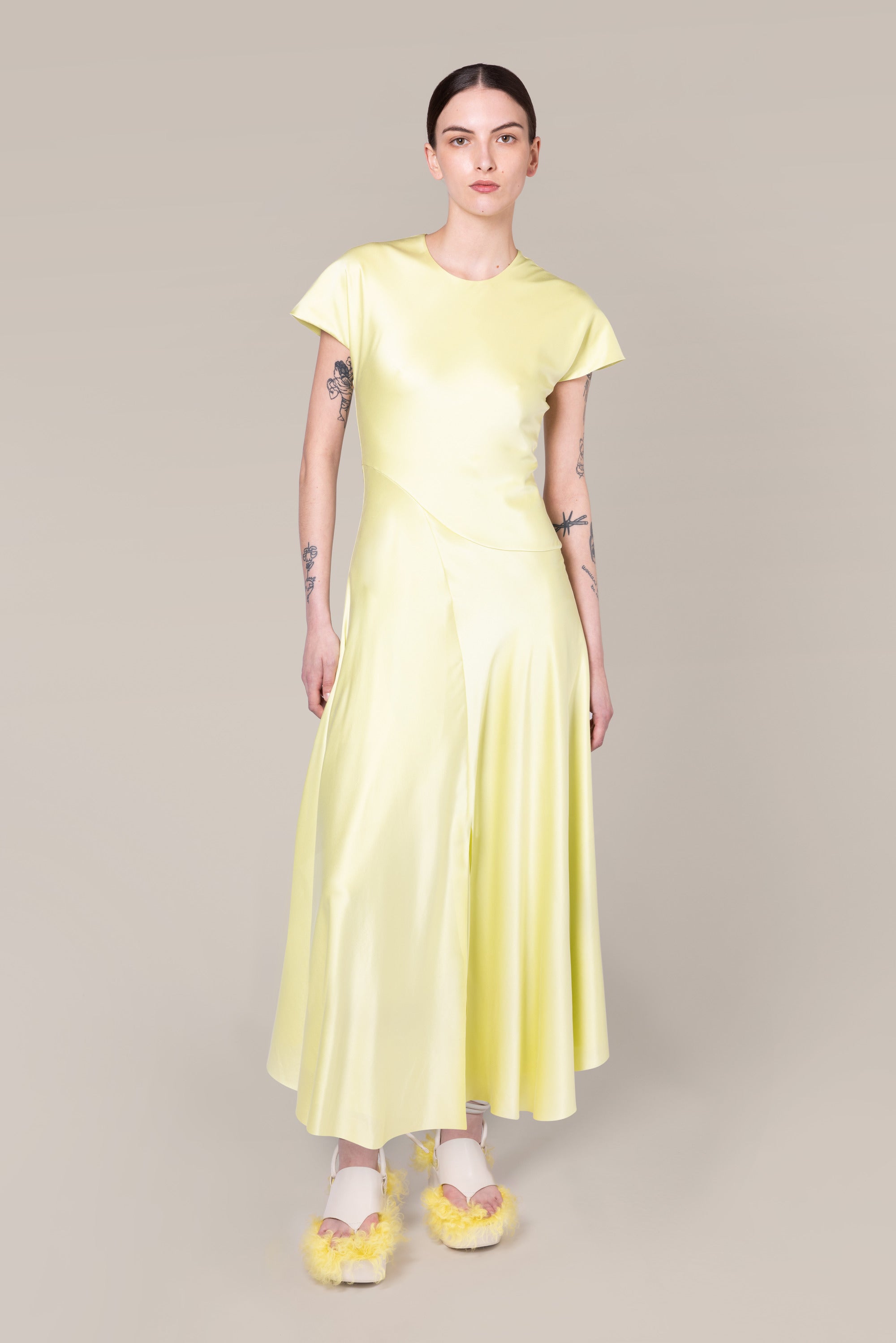 Yordana Dress - Rose Petals - Black