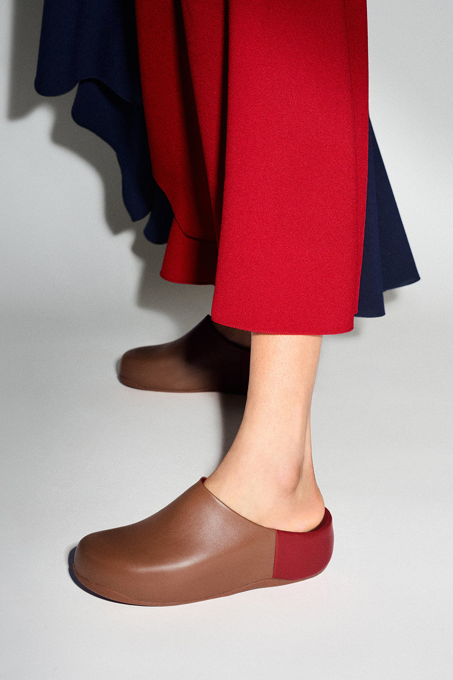 SHUV X ROKSANDA LEATHER CLOGS