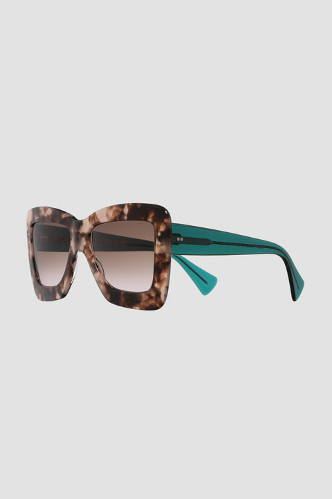 PINK AND PETROL SQUARE