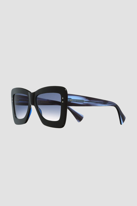 BLUE ON BLACK SQUARE