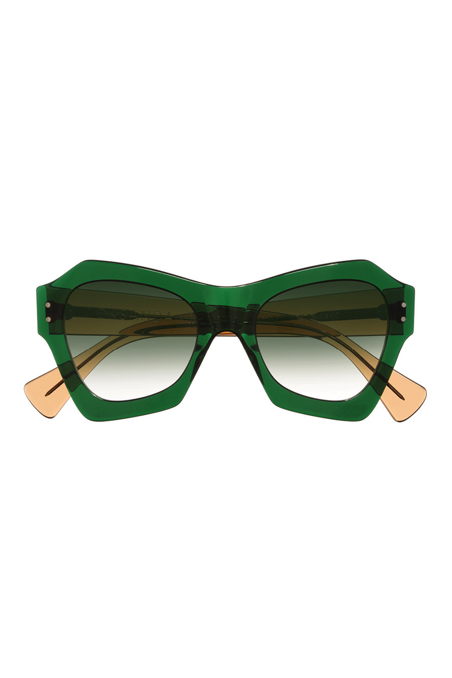 Chamomile Round Green Full-Frame TR90 Sunglasses | GlassesShop